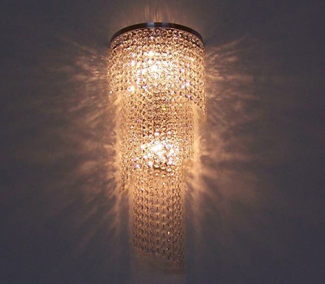 Harmony kristály falikar, crystal wall lamp
