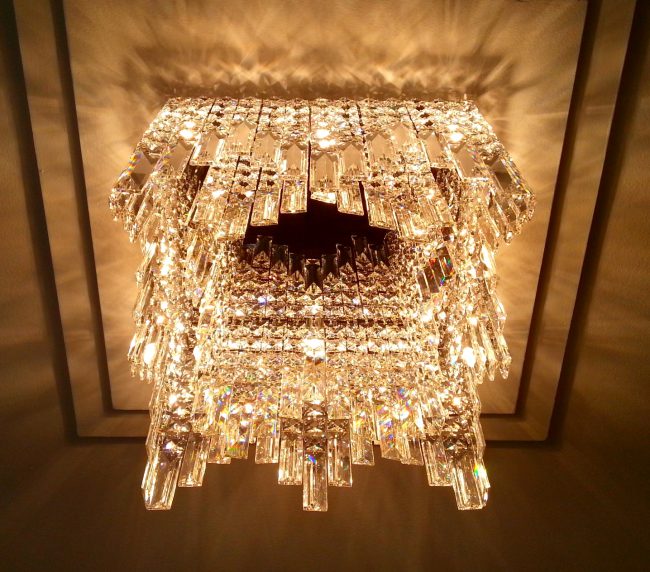 Zig Zag mennyezeti kristálycsillár, ceiling crystal chandelier