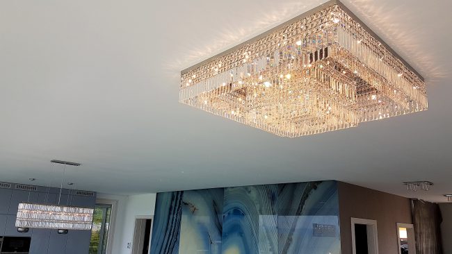 Quadratum Mennyezeti Kristálycsillár, Ceiling Crystal Chandelier