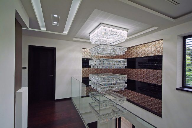 Tower emeletes kristálycsillár, multi level chrystal chandelier